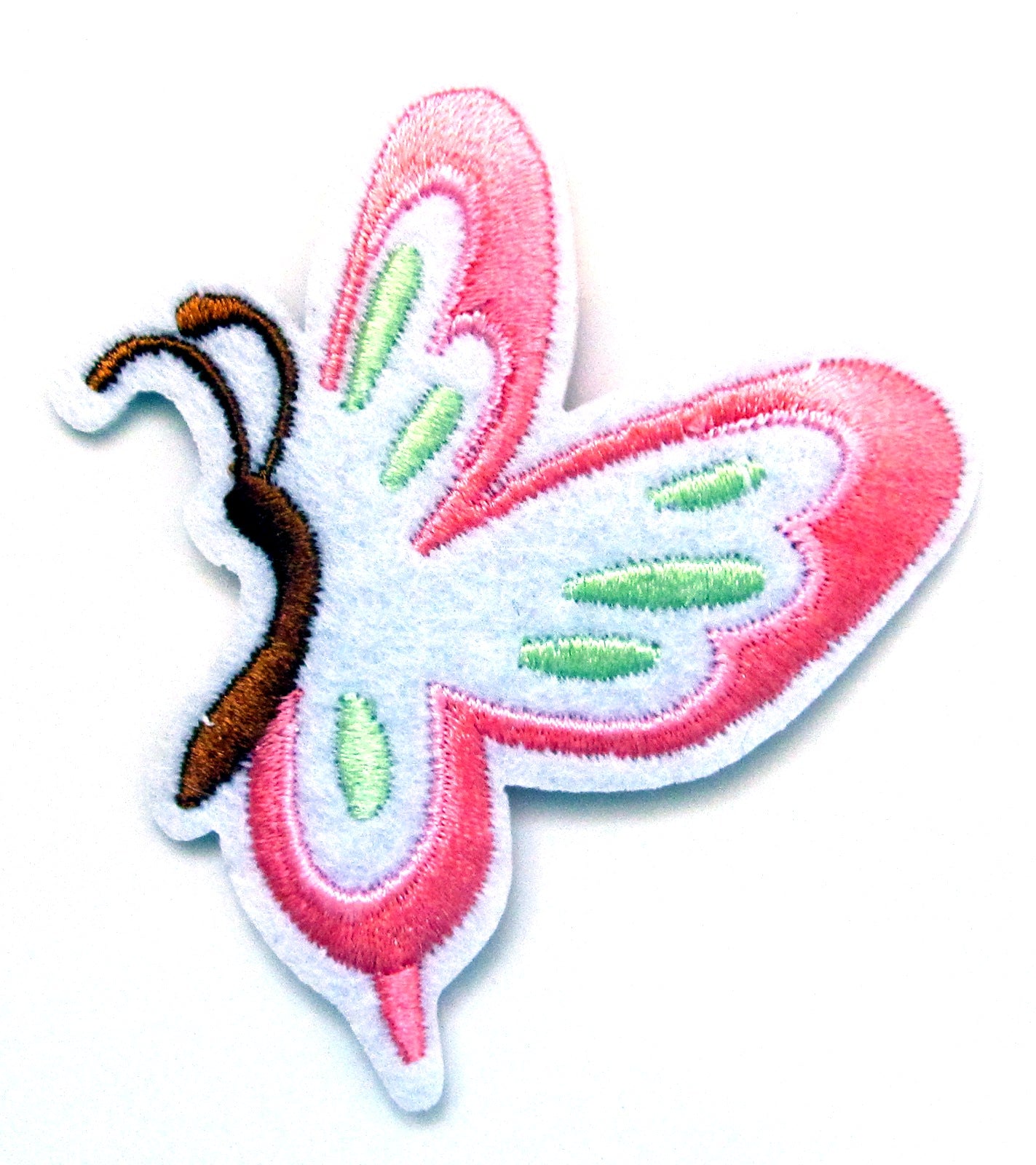 Embroidery Patches For Clothing Iron on Patch Flower Bee Applique clothes  Stickers Red Pink Butterfly Rose Cute Animal