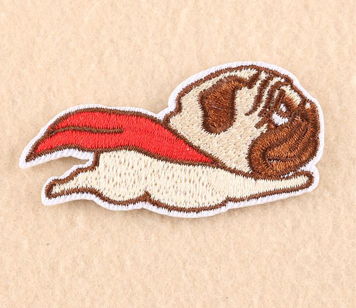 Super Pug Iron On Patch- Cute Kids Dog Animal Hero Embroidered Badge –  HanDan Patches