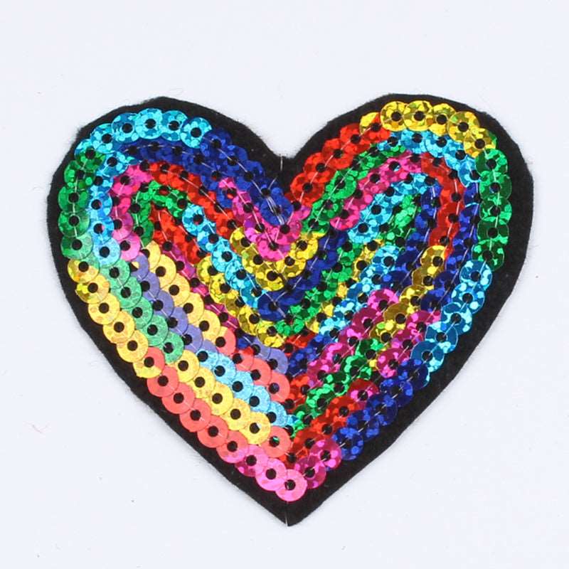 Heart Iron-on Patch Applique