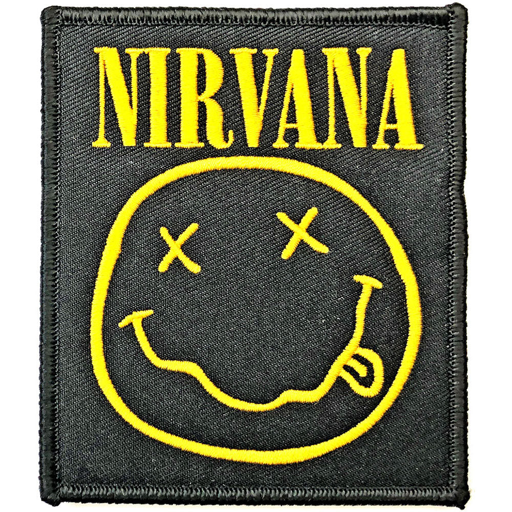 Officially Licensed Nirvana Logo Iron On Patch- Music Rock Band