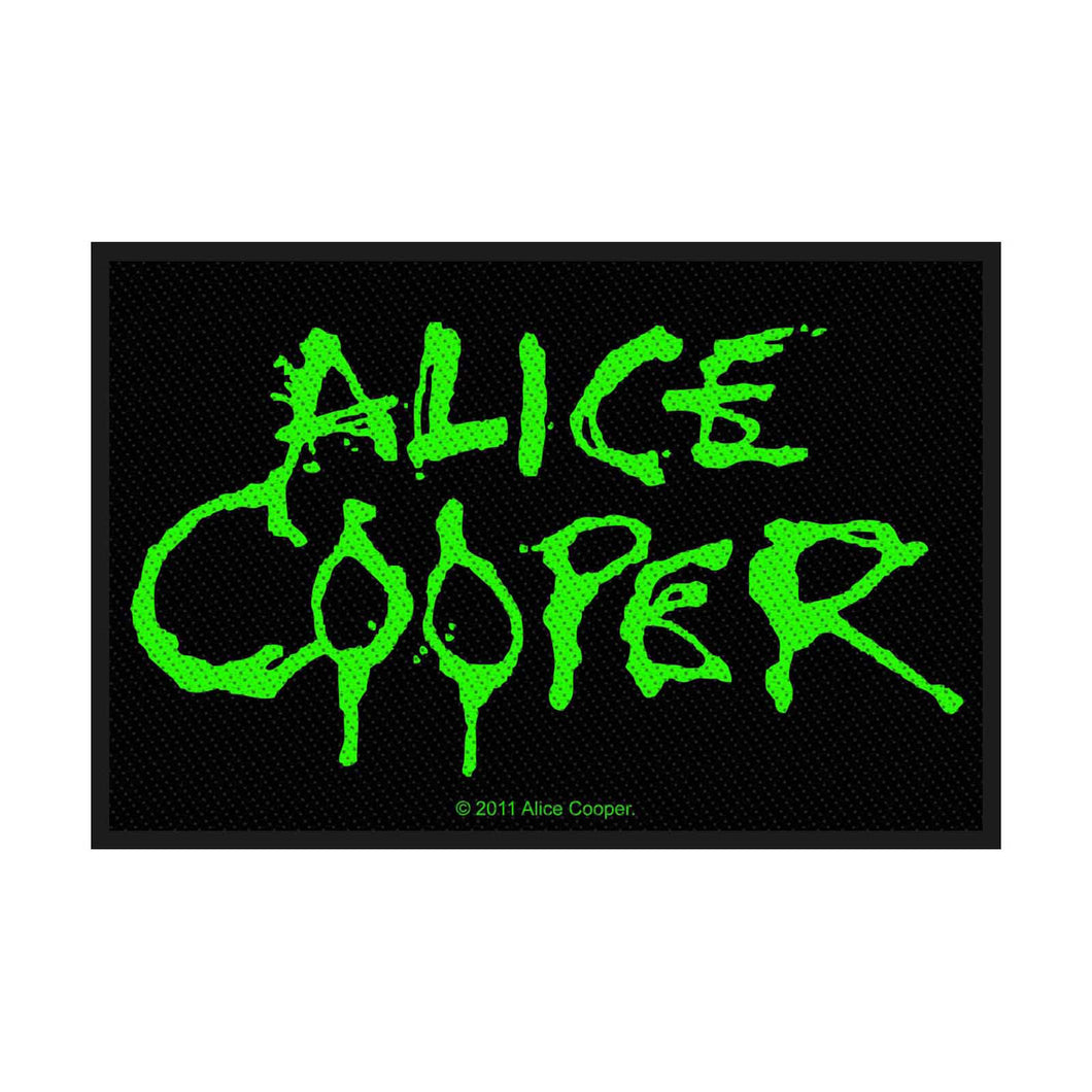 Officially Licensed Alice Cooper Logo Sew On Patch- Music Rock Patches