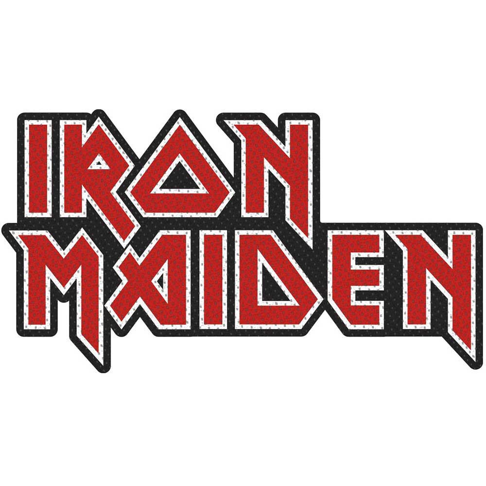 Officially Licensed Iron Maiden Logo Sew On Embroidered Patch- Band Merch