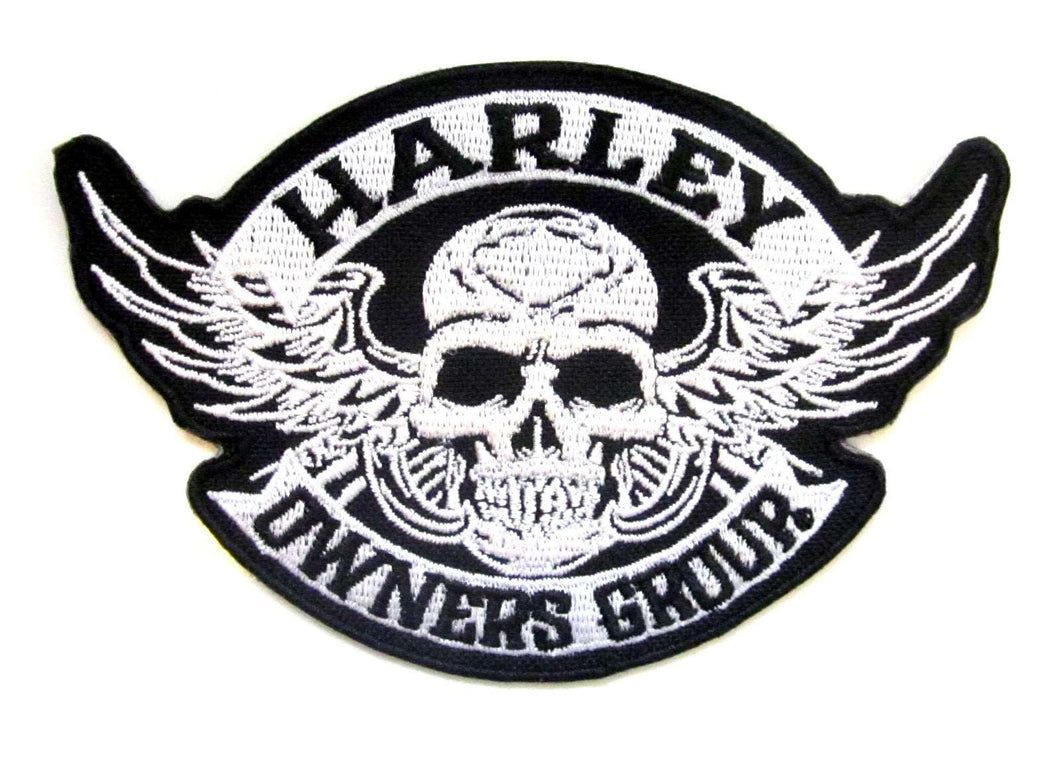 Harley Owners Group Iron On Patch- Bikers Motorbike Badge Patches HD290 - HanDan Patches