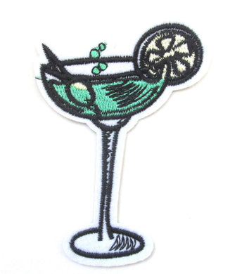 Cocktail Iron On Patch- Drinks Booze Novelty Funny Embroidered Applique Badge - HanDan Patches