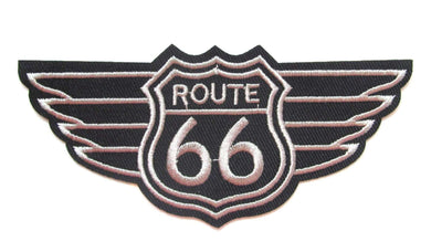 Route 66 Iron On Patch- USA Iconic Road Biker Patches Applique HD297 - HanDan Patches