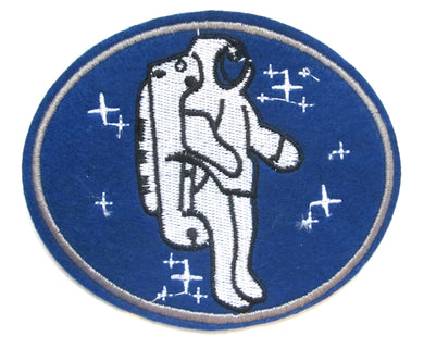 Spaceman Iron On Patch- Space Kids Astronaut Rocket Badge Applique Sew Fancy Dress - HanDan Patches