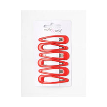 Load image into Gallery viewer, 6 Pack Of Red Hair Sleepies- Back To School Hair Clips Girls Boys - HanDan Patches
