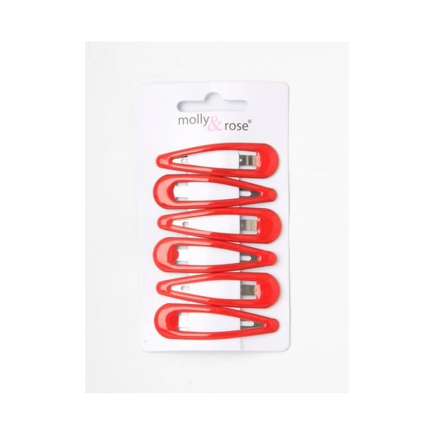 6 Pack Of Red Hair Sleepies- Back To School Hair Clips Girls Boys - HanDan Patches