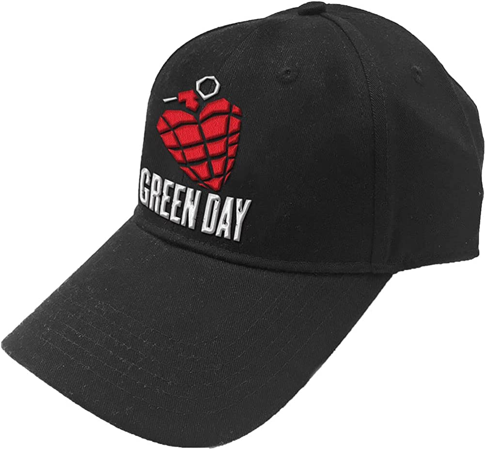 Officially Licensed Green Day Baseball Cap- One Size Music Rock Band Hat