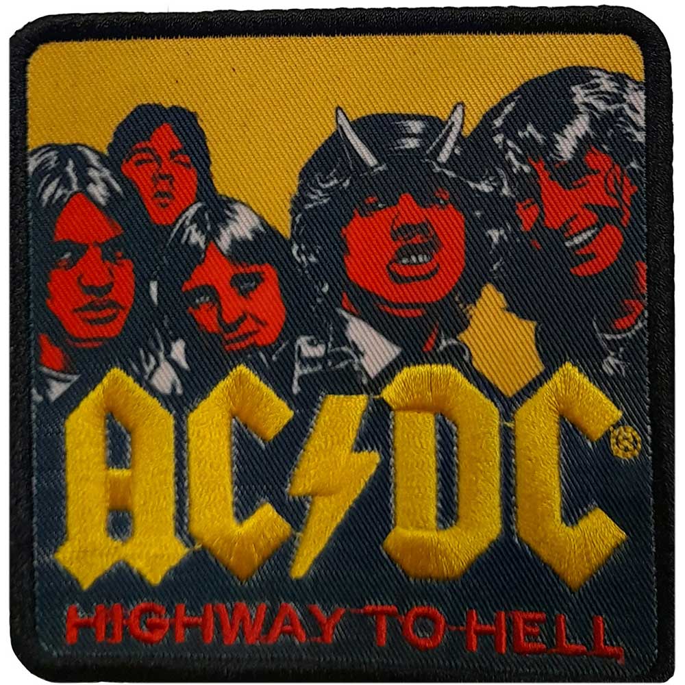 Officially Licensed ACDC Highway To Hell Sew On Patch- Music Rock Patches