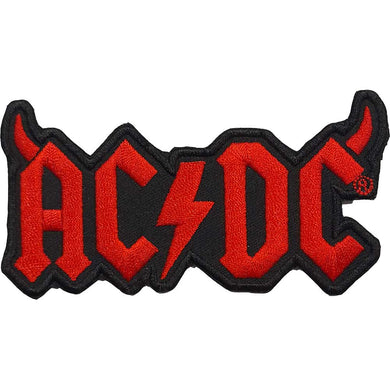 Officially Licensed ACDC Horns Logo Iron On Patch Iron On Patch