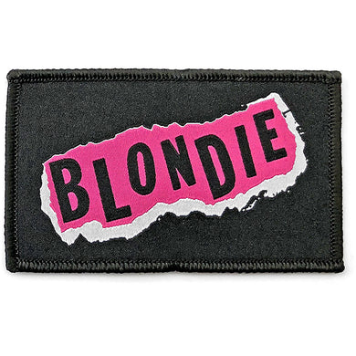 Officially Licensed Blondie Logo Iron On Patch