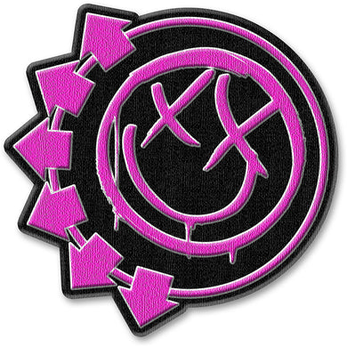 Officially Licensed Blink 182 Logo Iron On Patch- Music Rock Band Embroidered Patches