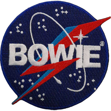 Officially Licensed David Bowie NASA Iron On Patch