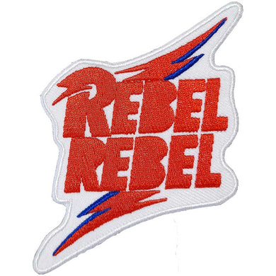 Officially Licensed David Bowie Rebel Rebel Iron On Patch