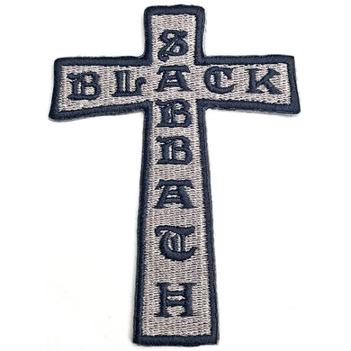Officially Licensed Black Sabbath Cross Iron On Patch