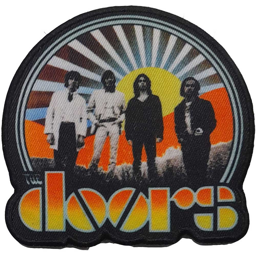 Officially Licensed The Doors Sunrise Iron On Patch Music Rock Band Patches