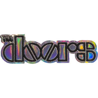 Officially Licensed The Doors Logo Iron On Patch- Music Rock Band Patches