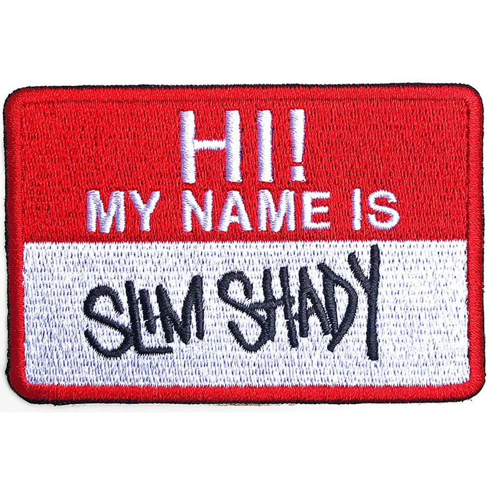 Officially Licensed Eminem Slim Shady Iron On Patch- Music Rap Patches