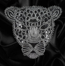 Load image into Gallery viewer, Extra Large Black Leopard Sew On Patch- Giant Animal Back Patches Badge
