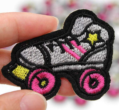 Retro Roller Skate Iron On Patch- Cute Sport Applique Crafts Badge Patches - HanDan Patches