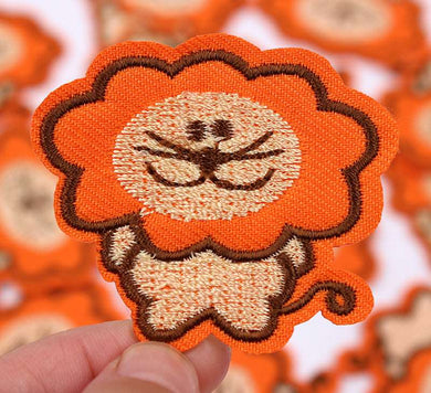 Lion Iron On Patch- Animal Cat Baby Nature Cute Applique Crafts Badge HD108 - HanDan Patches