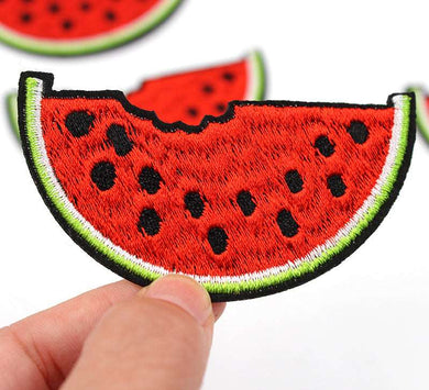 Water Melon Iron On Patch- Fruit Food Citrus Applique Crafts Badge Patches HD128 - HanDan Patches