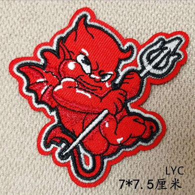 Devil Baby Iron On Patch- Novelty Satan Badge Gift Embroidered Applique - HanDan Patches