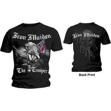 Officially Licensed Iron Maiden Sketched Trooper T-Shirt- Rock Band Unisex Tee's Clothes