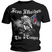 Load image into Gallery viewer, Officially Licensed Iron Maiden Sketched Trooper T-Shirt- Rock Band Unisex Tee&#39;s Clothes
