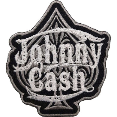 Officially Licensed Johnny Cash Logo Iron On Patch- Music Rock Patches
