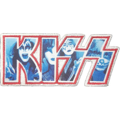 Officially Licensed KISS Logo Iron On Patch- Music Rock Band Embroidered Patches