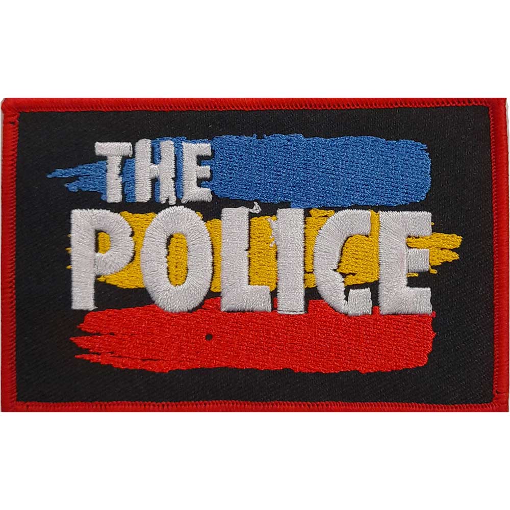 Officially Licensed The Police Logo Iron On Patch- Music Rock Band Patches M123