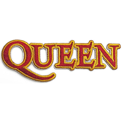 Officially Licensed Queen Logo Iron On Patch- Music Rock Band Embroidered Patches