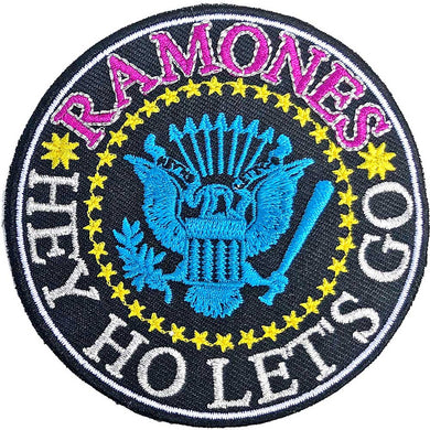Officially Licensed Ramones Hey Ho Lets Go Iron On Patch Music Rock Patches