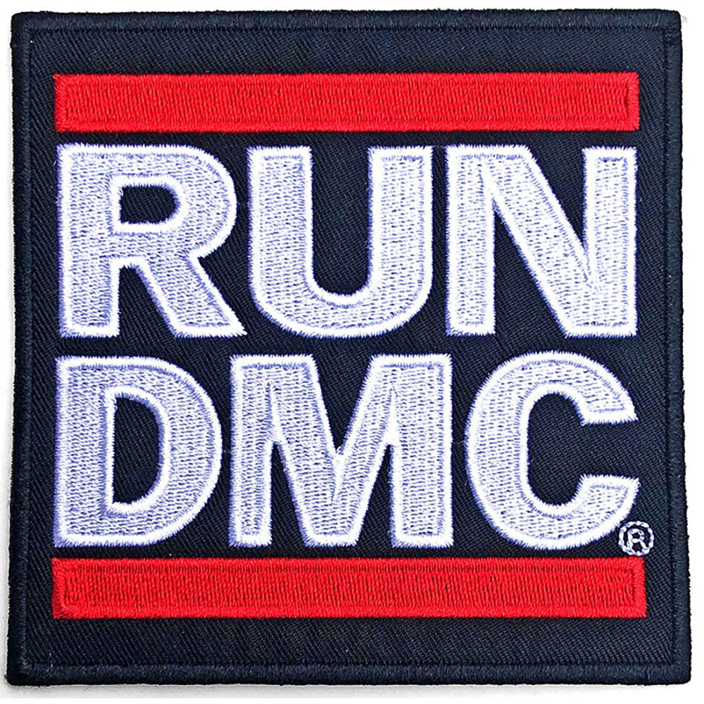 Officially Licensed RUN DMC Logo Iron On Patch- Music Rock Band Patches