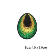 Load image into Gallery viewer, Peacock Feather Iron On Patch- Bird Embroidered Appliques Nature Badge Crafts
