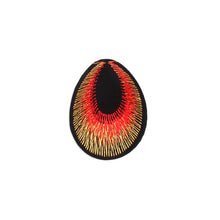 Load image into Gallery viewer, Peacock Feather Iron On Patch- Bird Embroidered Appliques Nature Badge Crafts
