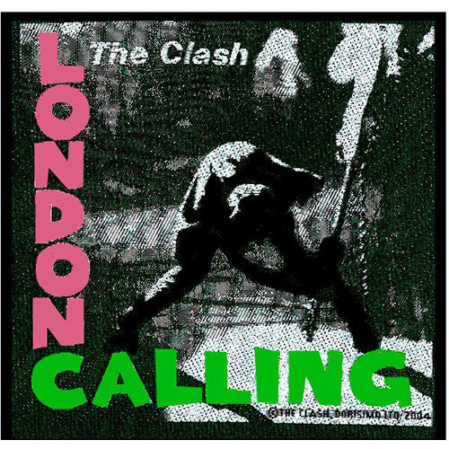 Officially Licensed The Clash London Calling Sew On Patch- Music Patches