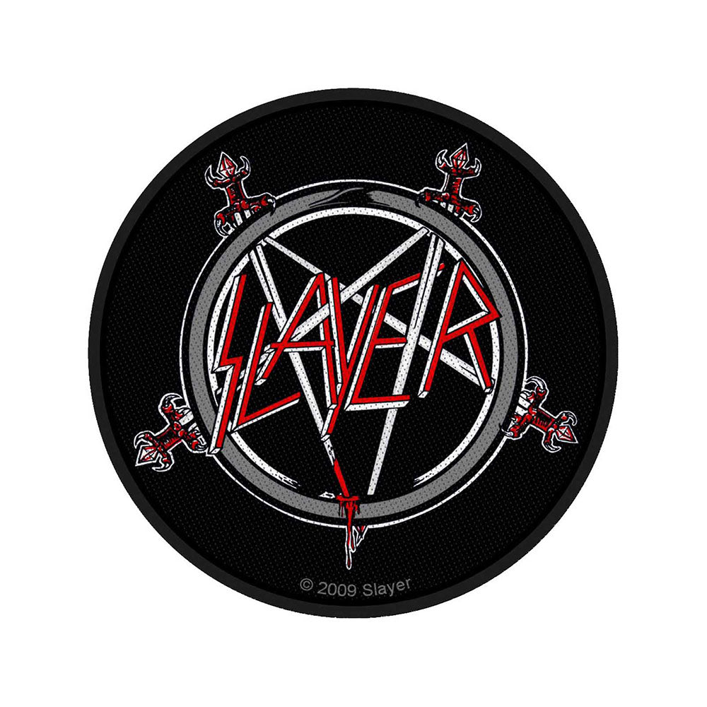 Officially Licensed Slayer Logo Sew On Patch- Music Rock Band Patches