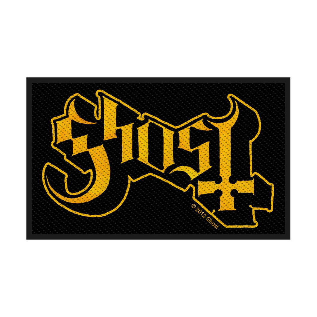 Officially Licensed Ghost Logo Sew On Patch- Music Merch Band Rock Patches