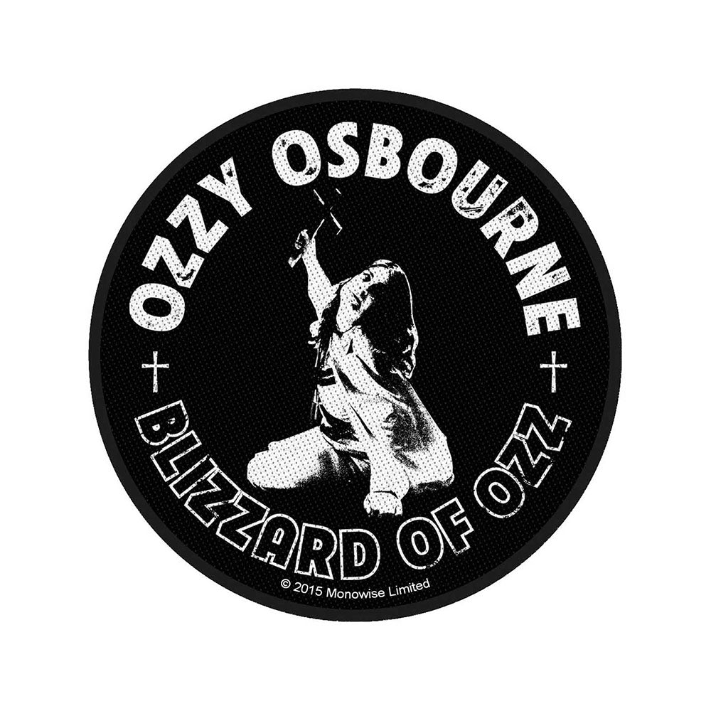 Officially Licensed Ozzy Osbourne Blizzard Of Ozz Sew On Patch- Music Rock Patches