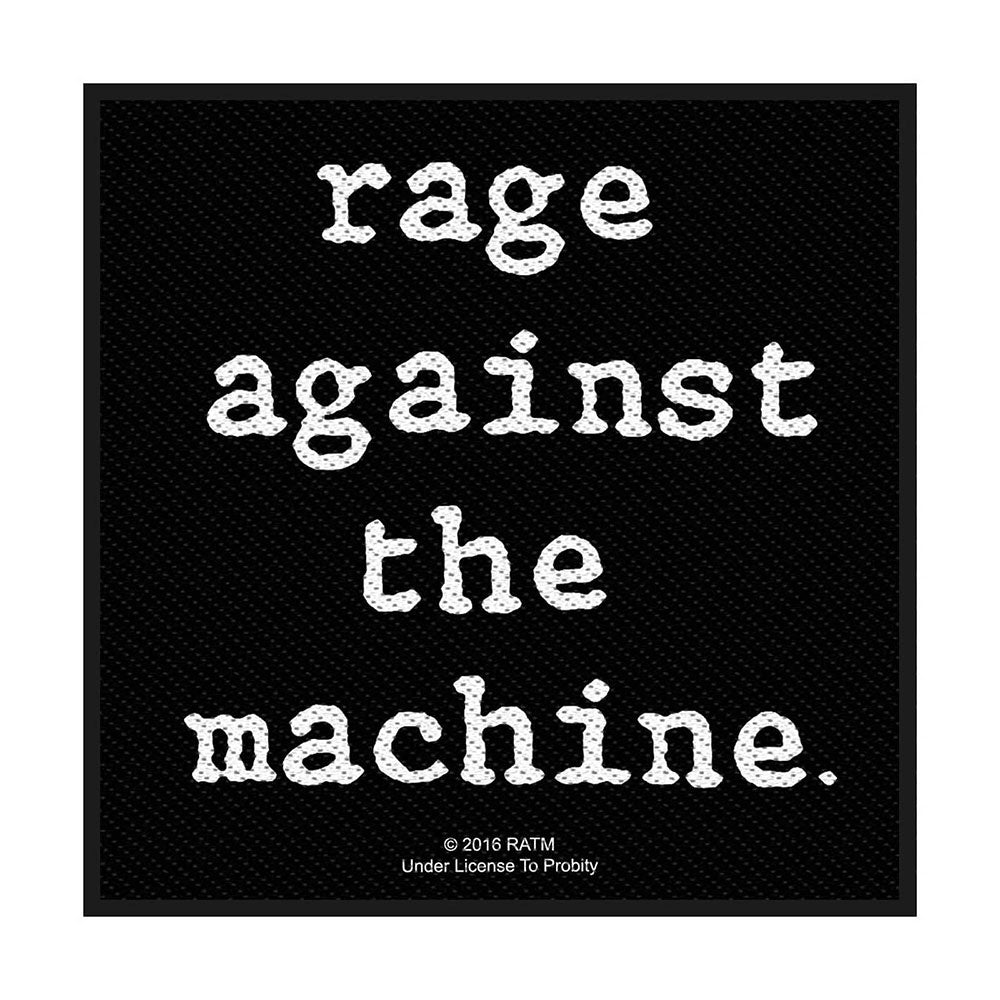 Officially Licensed Rage Against The Machine Sew On Patch- Music Patches