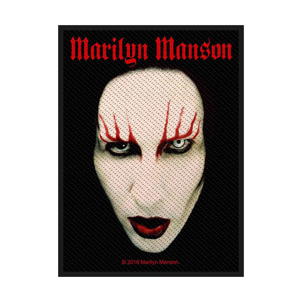 Officially Licensed Marilyn Manson Sew On Patch Music Rock Patches