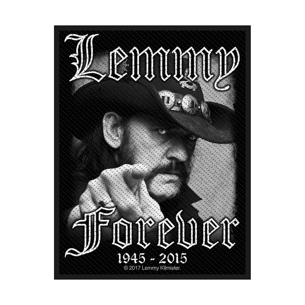 Officially Licensed Lemmy Forever Sew On Patch Motorhead Music Rock Patches