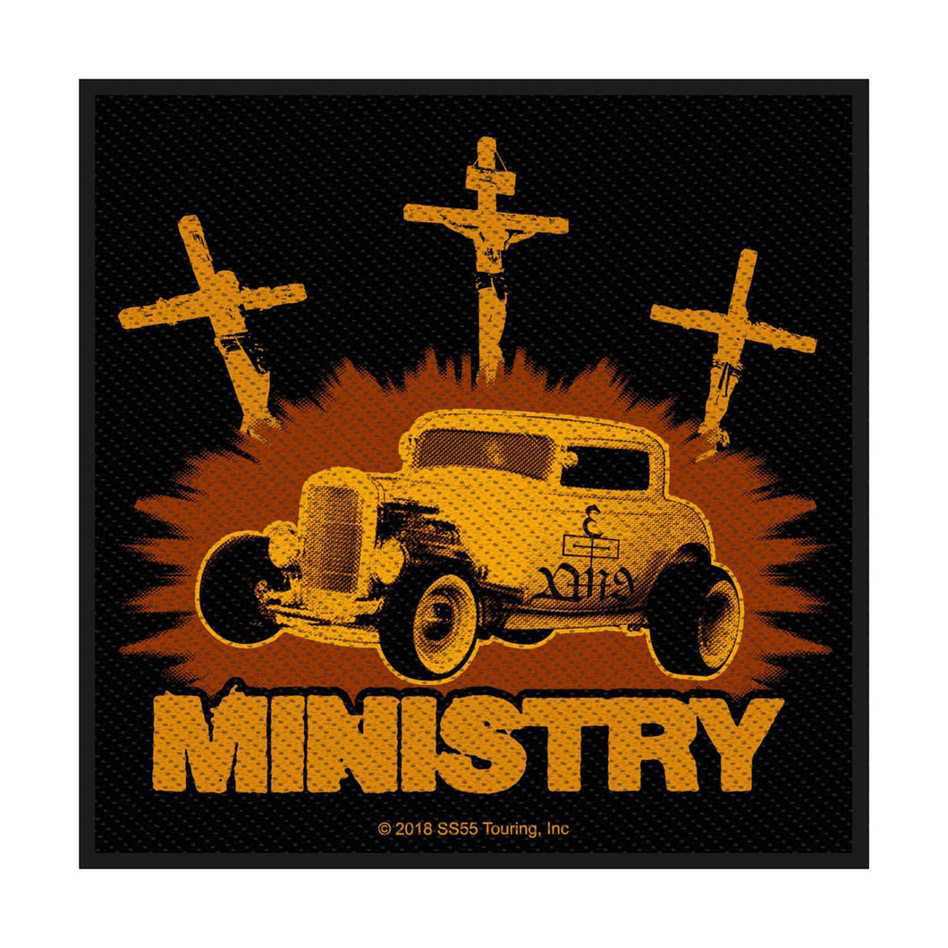 Officially Licensed Ministry Sew On Patch- Music Rock Band Patches