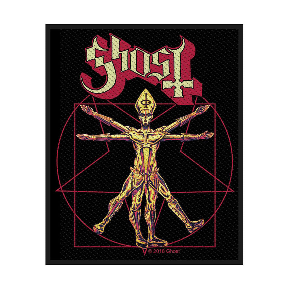 Officially Licensed Ghost Vitruvian Sew On Patch Music Band Rock Patches