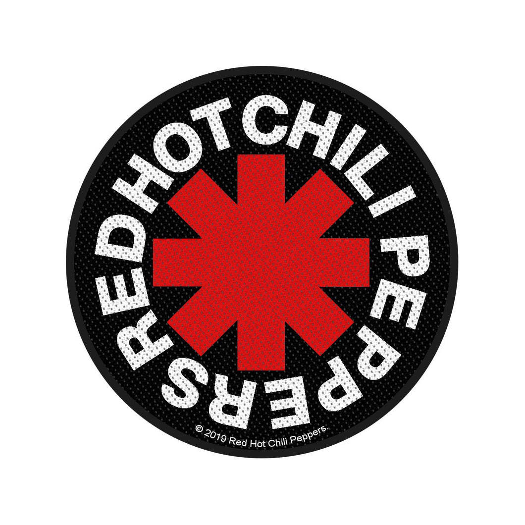 Officially Licensed Red Hot Chilli Peppers Logo Sew On Patch- Music Patches
