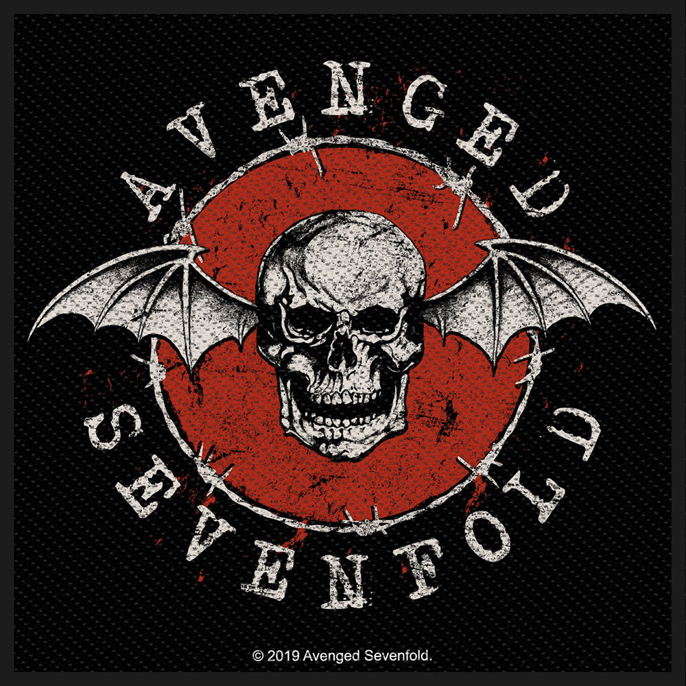 Officially Licensed Avenged Sevenfold Sew On Patch- Music Rock Band Patches