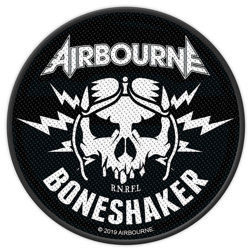 Officially Licensed Airbourne Boneshaker Sew On Patch Music Patches